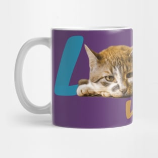 Lazy Cat Weekends Mug